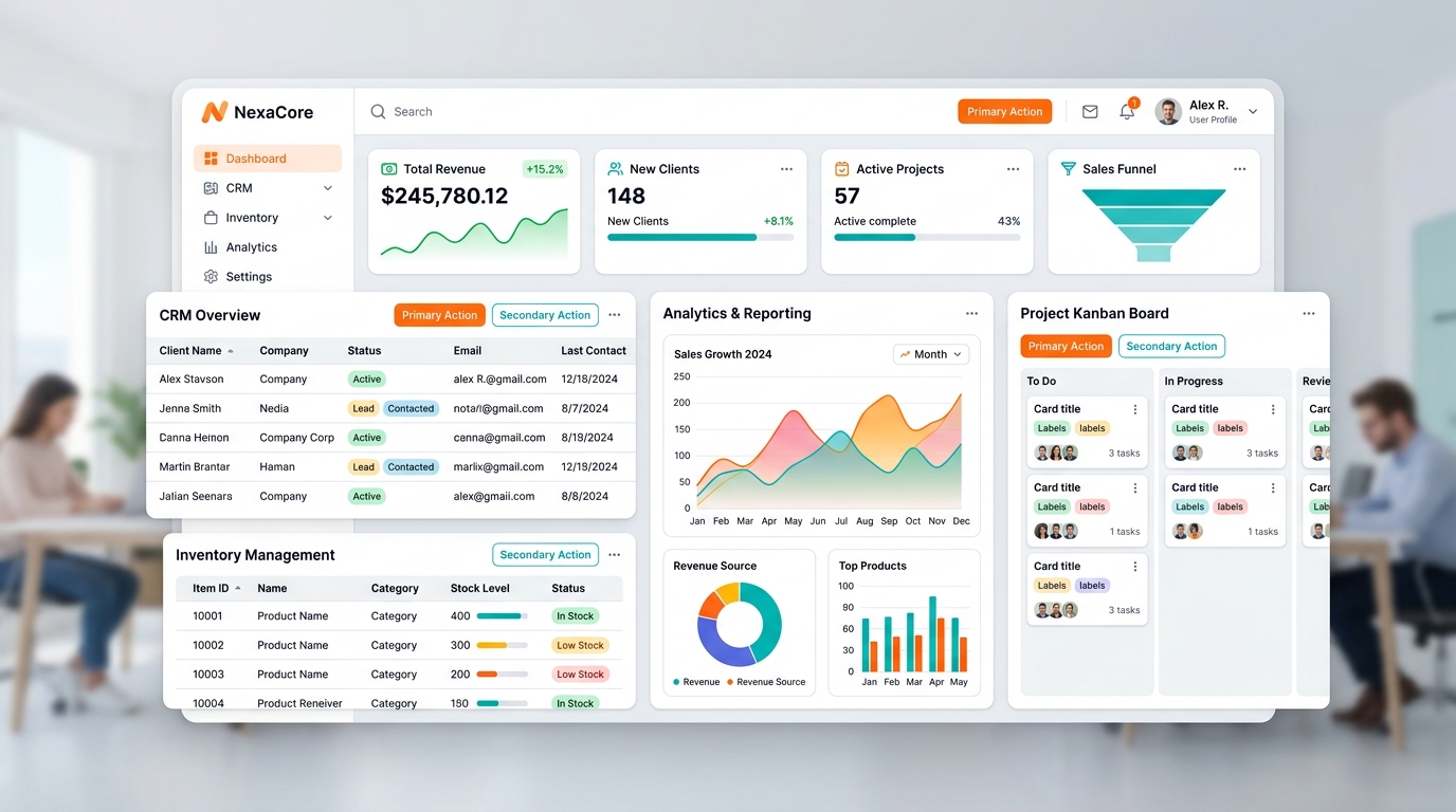 Smart Warehouse & Supply Chain ERP (Demo Concept)